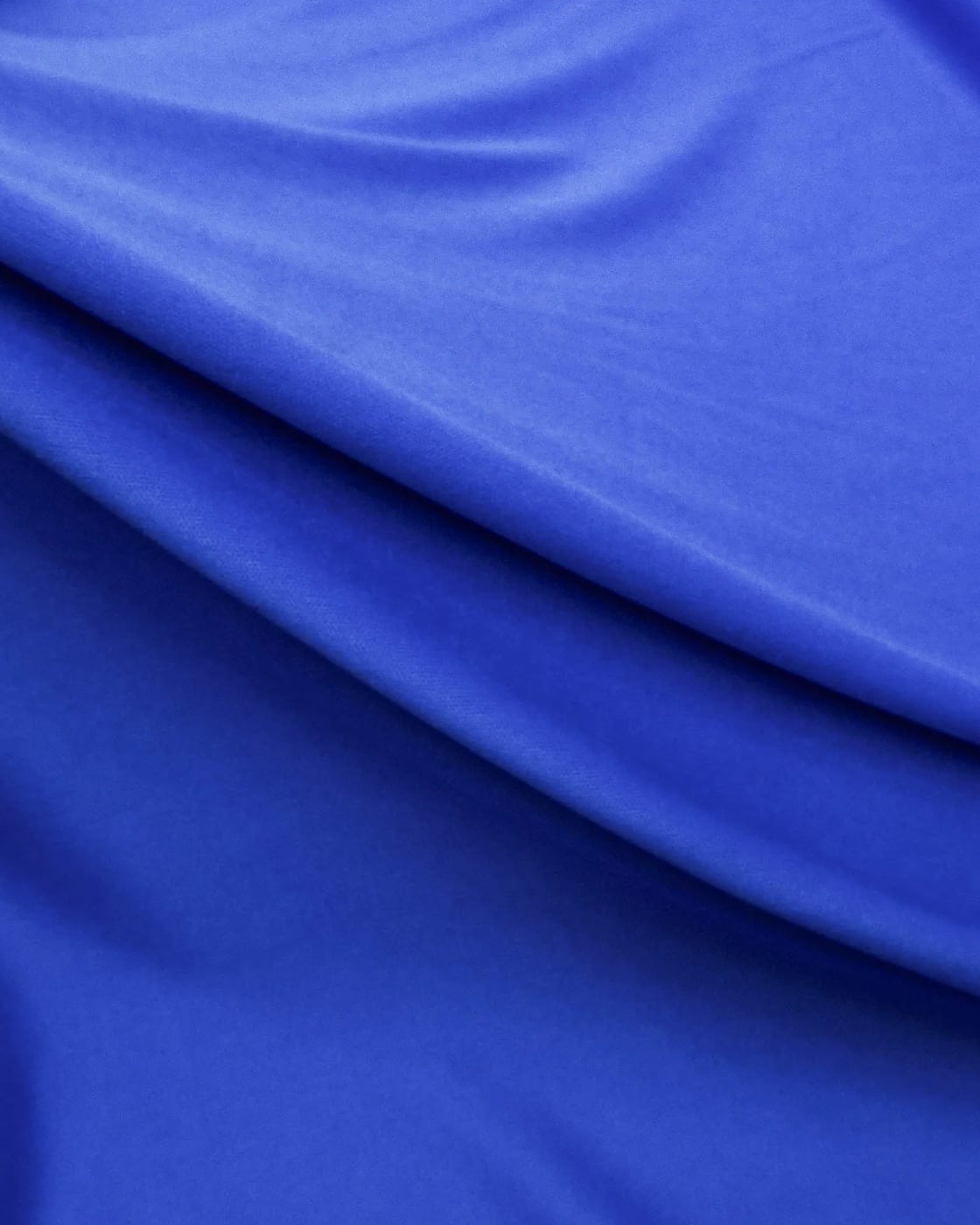 Macro azul royal da Malha Cotton 40/1 Penteado